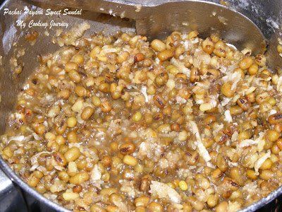 Pachai Payaru sweet sundal