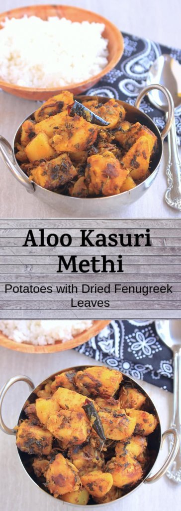Aloo Kasuri Methi | Potatoes with Dried Fenugreek Leaves Aloo Kasuri Methi | Potatoes with Dried Fenugreek Leaves