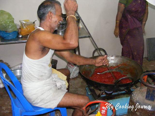 Asoka Halwa Preparation