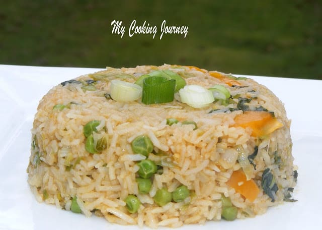 Bokchoy fried rice %%