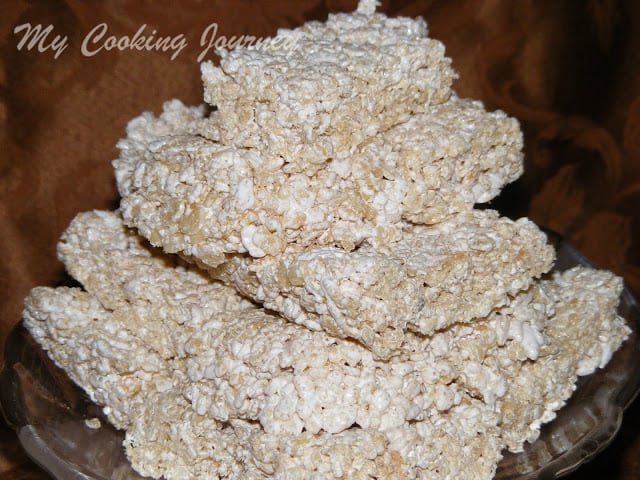 Rice krispie treats without Marshmallow %%