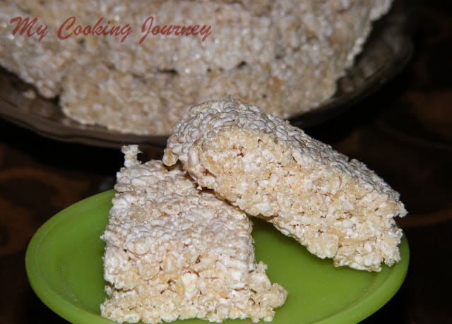 Rice krispie treats without Marshmallow %%