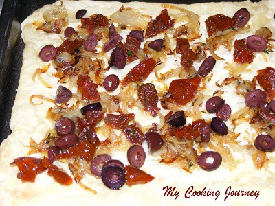 Sun dried tomato and Onion tart %%
