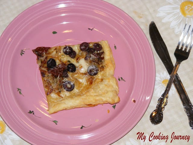 Sun dried tomato and Onion tart %%
