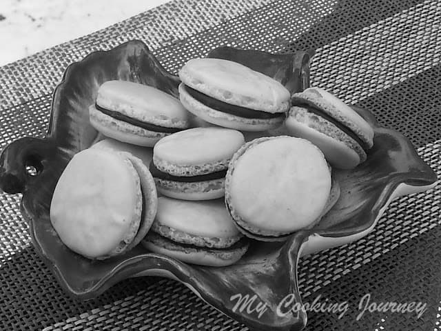 French Macarons with Chocolate Ganache French Macarons with Chocolate Ganache