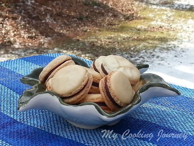 French Macarons with Chocolate Ganache French Macarons with Chocolate Ganache