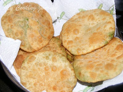 Green peas kachori with Spicy Dum Aloo %%