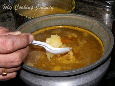 Pineapple rasam %%