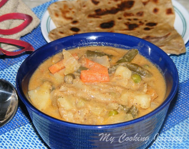 Vegetable kurma %%