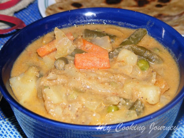 Vegetable kurma %%