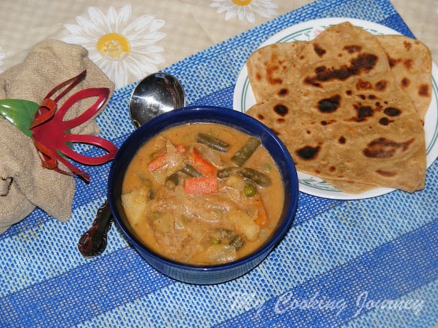Vegetable kurma %%