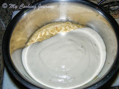 Batter for thavala vadai Batter for thavala vadai