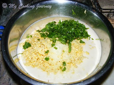 Batter for thavala vadai Batter for thavala vadai