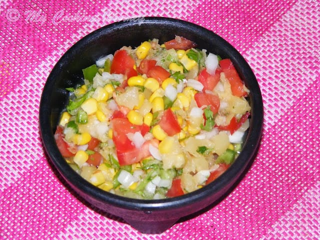 Corn Pineapple SalsaSalad %%