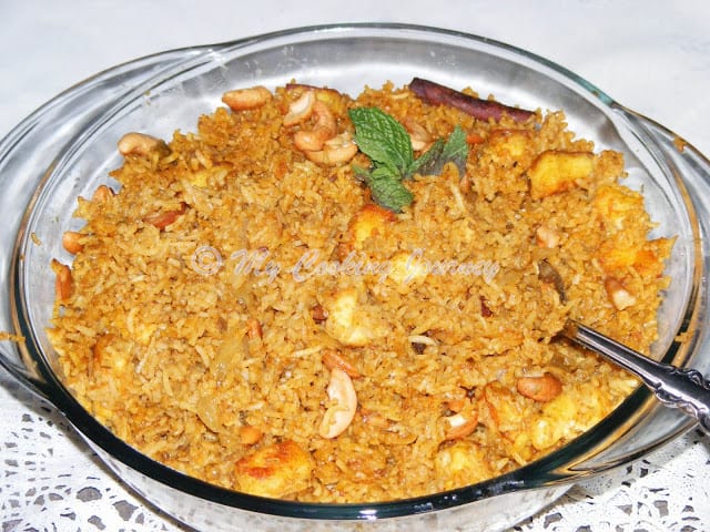 Paneer Pulao %%