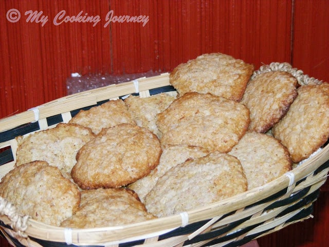 Oatmeal coconut Cookies %%