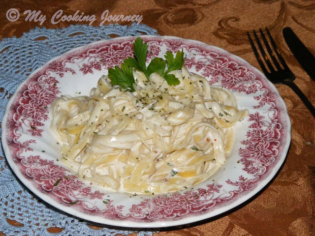 Fettucine Alfredo %%