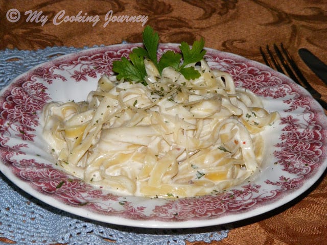 Fettucine Alfredo %%