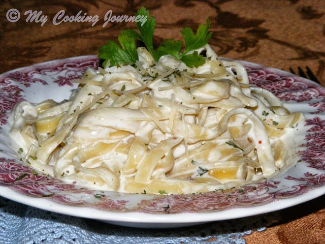 Fettucine Alfredo %%