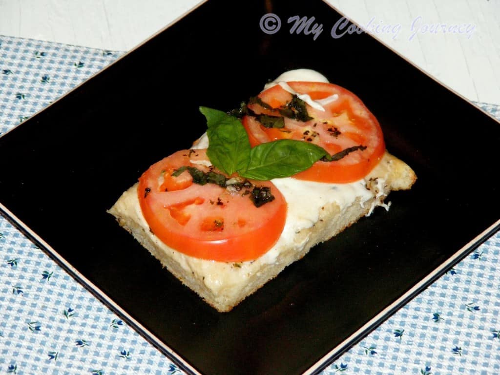 Focaccia Caprese %%