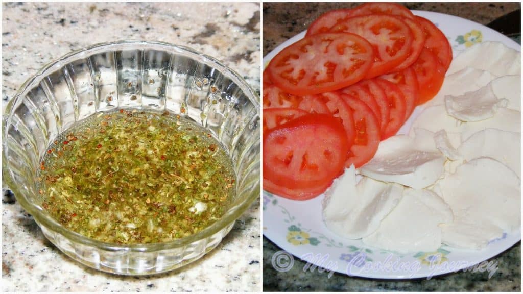 Focaccia Caprese
