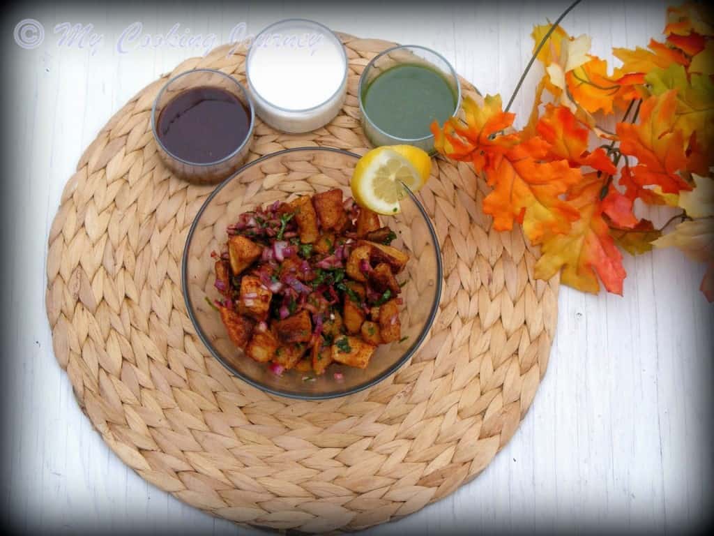 Delhi Aloo Chaat %%