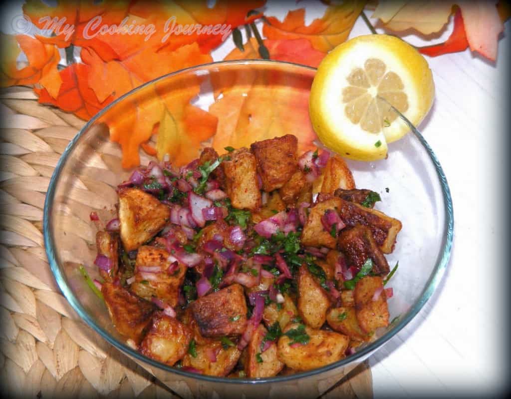 Delhi Aloo Chaat %%