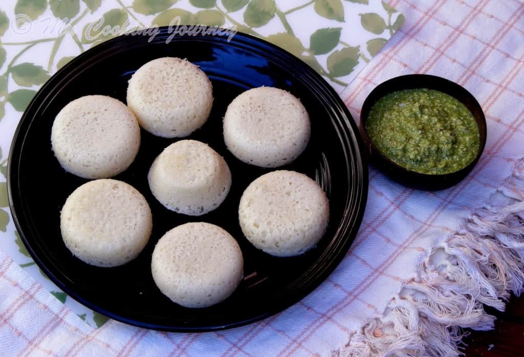Goa Sannas with Special coconut chutney Goa Sannas with Special coconut chutney