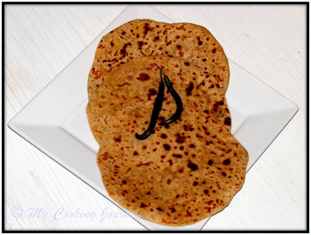 Rajasthan Bikaneri Channa Dal Paratha %%