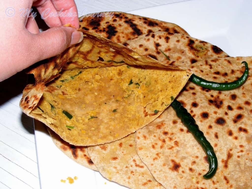 Rajasthan Bikaneri Channa Dal Paratha %%