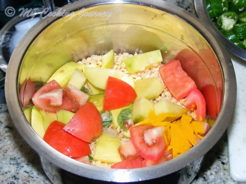 Mango Tuvar Dal Uttar Pradesh Thaali %%
