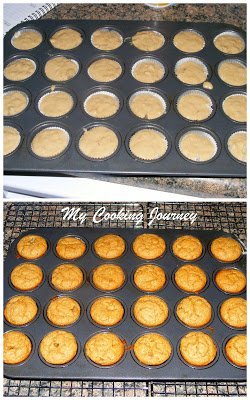 Whole Wheat Banana Pineapple Muffins