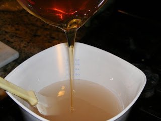 Preparing honey sauce for baklava Preparing honey sauce for baklava