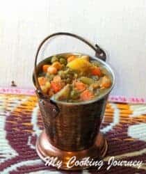 Ezhu kari kuzhambu for kali