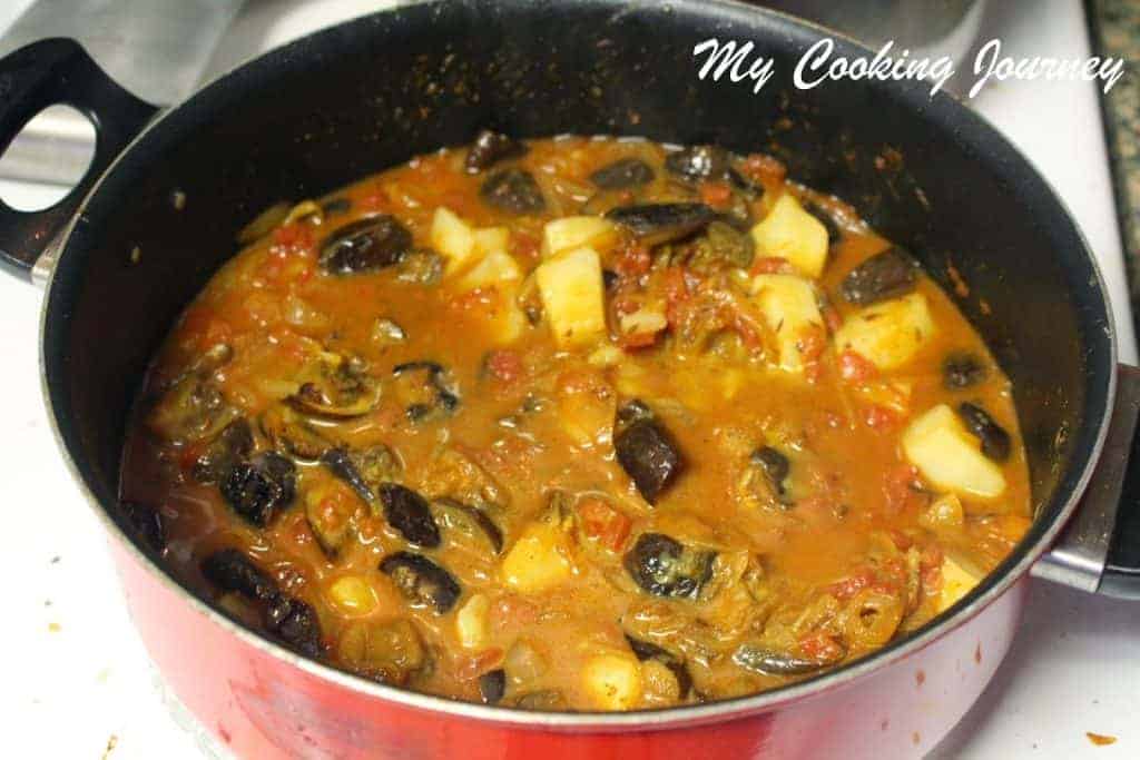 Aloo Baingan Subzi Aloo Baingan Subzi