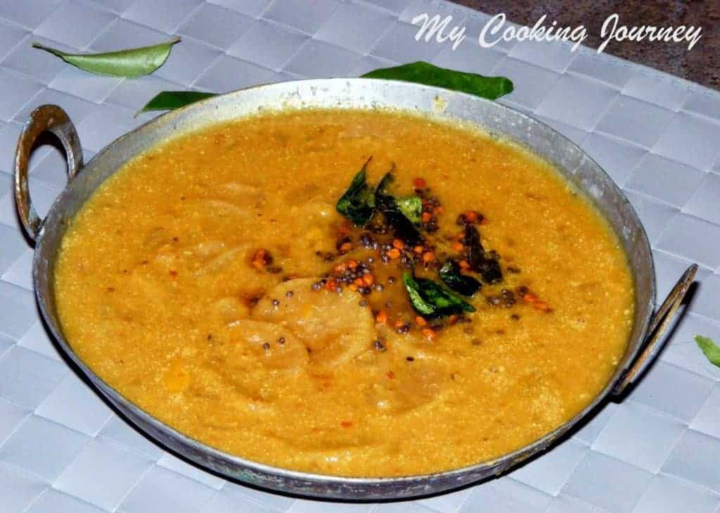 Mullangi Vendhaya Sambhar