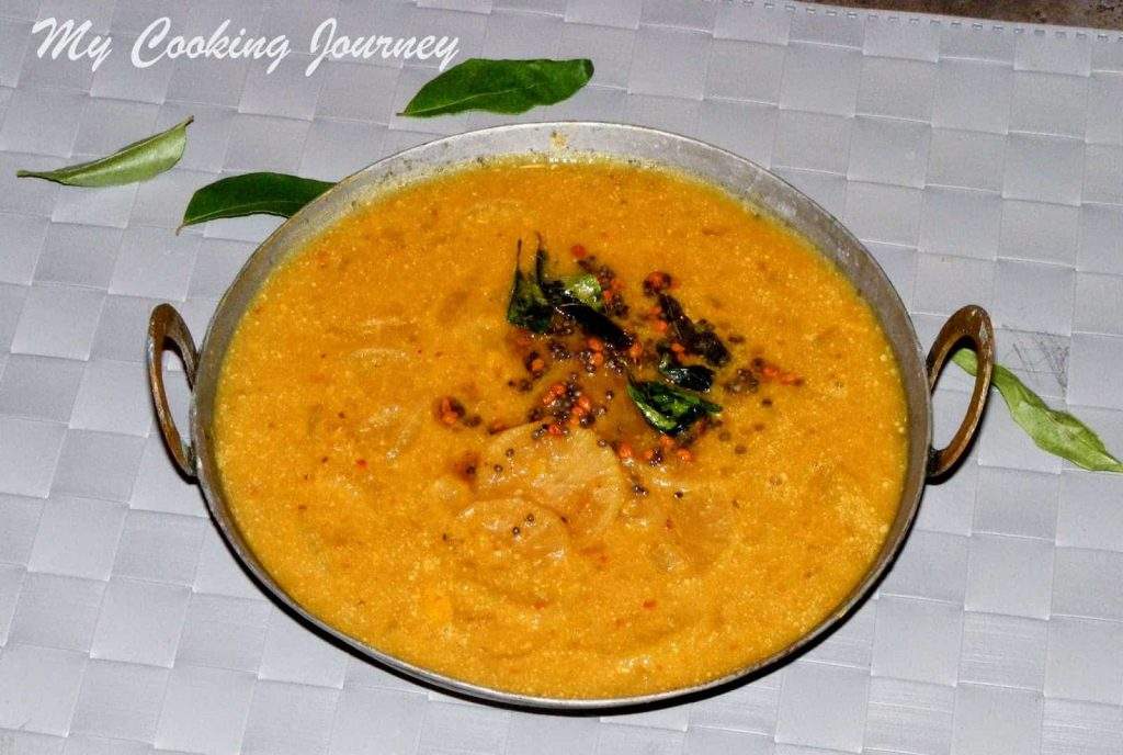 Mullangi Vendhaya Sambhar Mullangi Vendhaya Sambhar