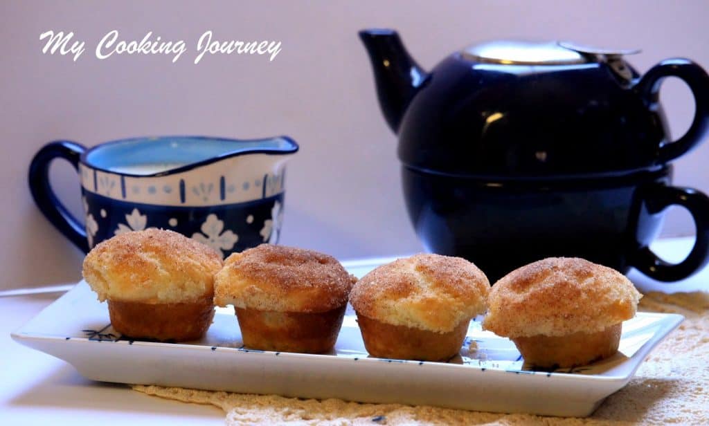 Cinnamon Sugar Coated Muffins Bakery Style Muffins