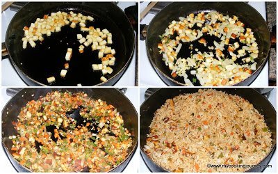 Paneer Fried Rice Paneer Pulao Indo chinese style