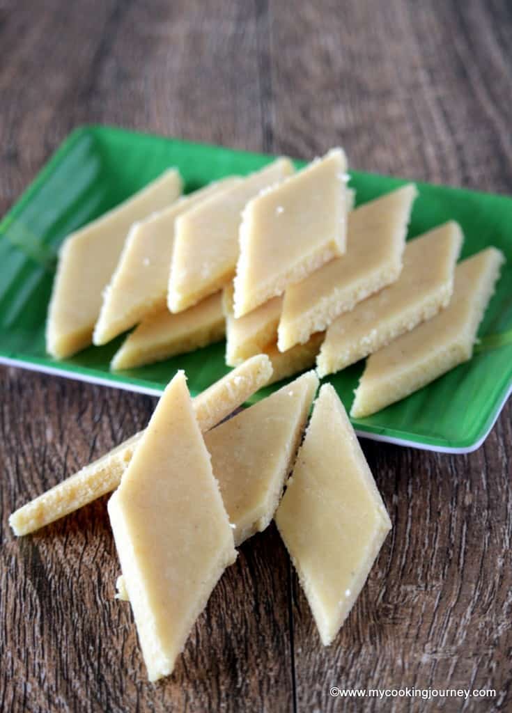 Traditional Indian Badam Burfi Traditional Indian Badam Burfi