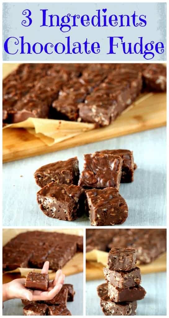 3 Ingredients Chocolate Fudge – Crunchy 3 Ingredients Chocolate Fudge 3 Ingredients Chocolate Fudge – Crunchy 3 Ingredients Chocolate Fudge