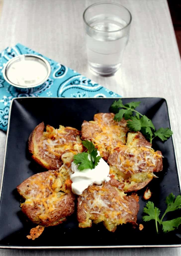 Smashed Potatoes – Oven Baked Cheesy Smashed Potatoes Smashed Potatoes – Oven Baked Cheesy Smashed Potatoes