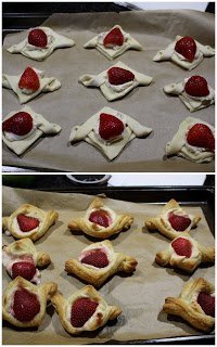 Strawberry cream cheese pastry