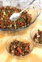 french green lentil salad