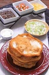 Indian Fry Bread | Navajo Taco with Indian Fry Bread