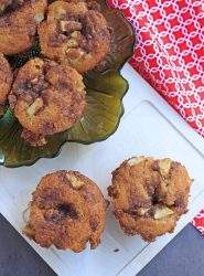 Apple Muffins with Cinnamon Apple Crumb