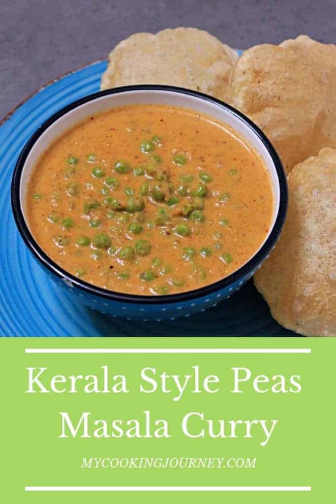 Kerala Style Peas Masala Curry My Cooking Journey