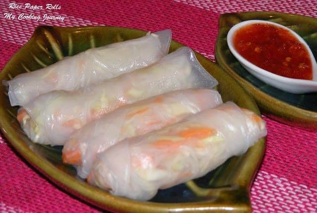 Rice paper rolls