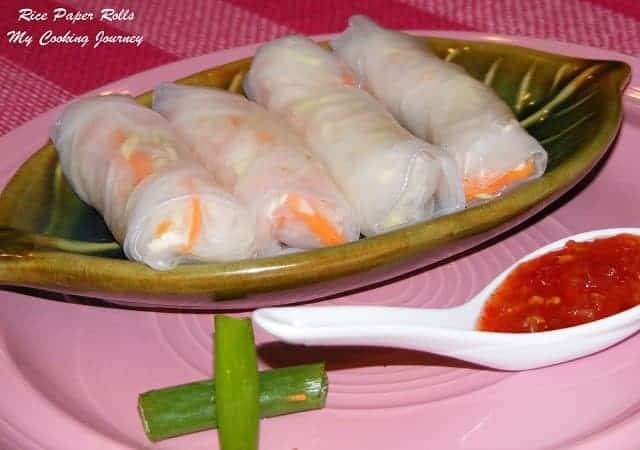 Rice paper rolls