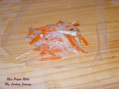 Rice paper rolls
